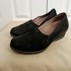 Dansko Black Wedge Shoes